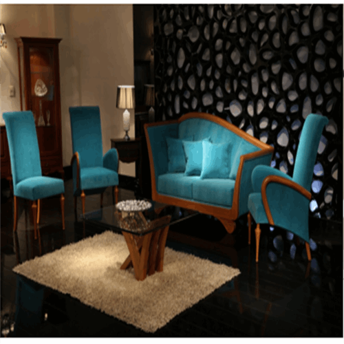 مبلمان کلاسیک 8 نفره تمام پارچه فیلون